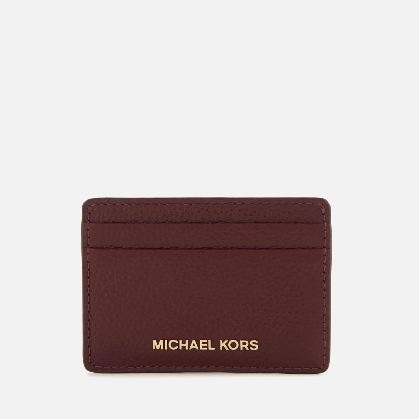 MICHAEL MICHAEL KORS Women's Money Pieces Card Holder - Oxblood Image 1