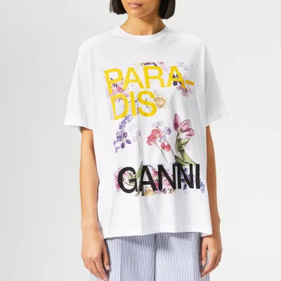 Ganni Women's Davies T-Shirt - Bright White