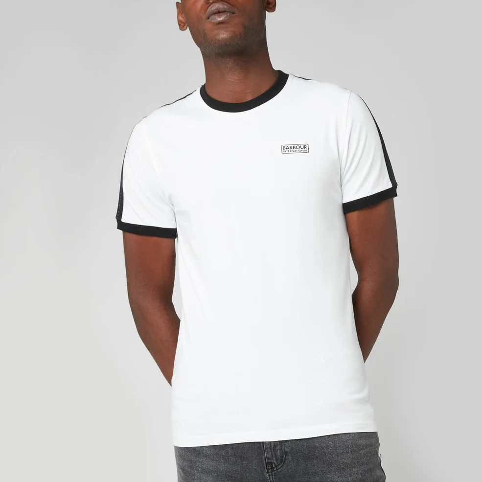 Barbour International Men's Hardknott T-Shirt - White Image 1