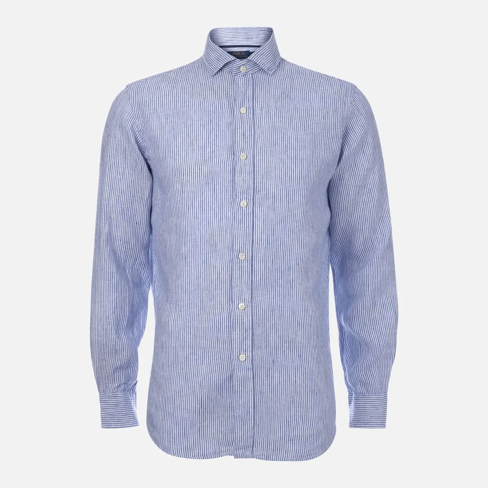Polo Ralph Lauren Men's Linen Spead Estate Shirt - Blue Image 1