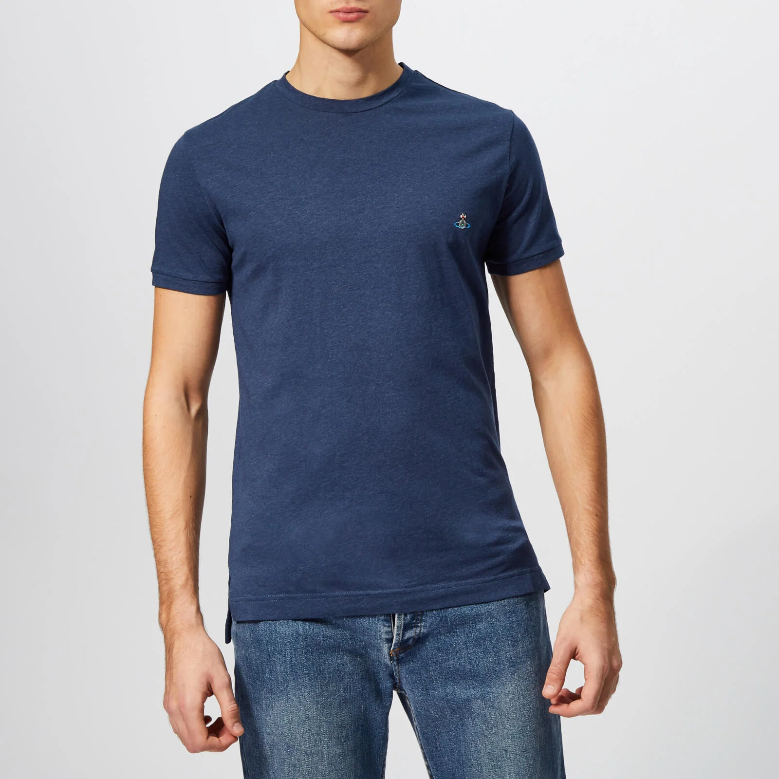 Vivienne Westwood Men's Jersey Peru T-Shirt - Blue Melange Image 1
