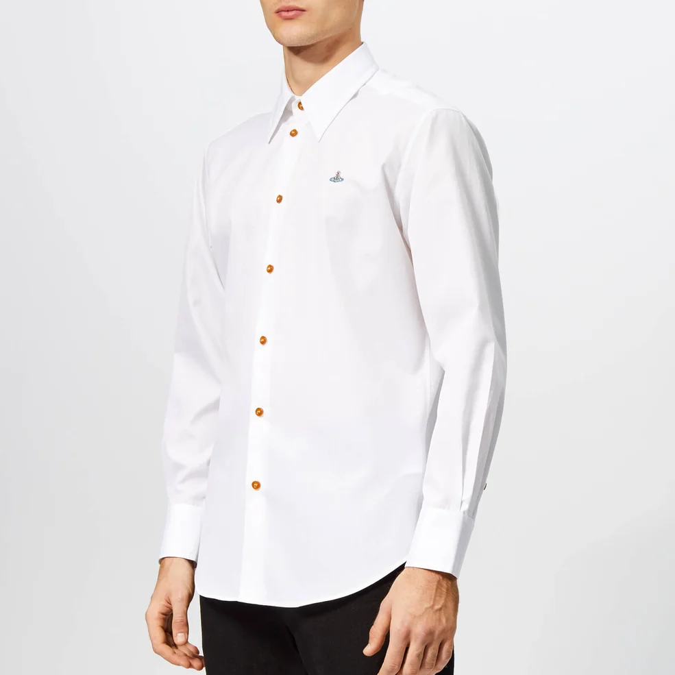 Vivienne Westwood Men's Classic Firm Poplin Shirt - White Image 1