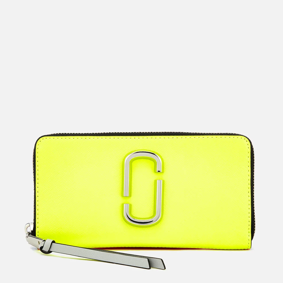 Marc Jacobs Women's Snapshot Continental Wallet - Bright Yellow Multi Image 1