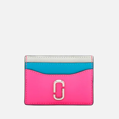 Marc Jacobs Women's Snapshot Card Case - Bright Pink Multi