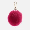 Furla Women's Bubble Pom Pom Keyring - Pink - Image 1