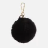Furla Women's Bubble Pom Pom Keyring - Black - Image 1