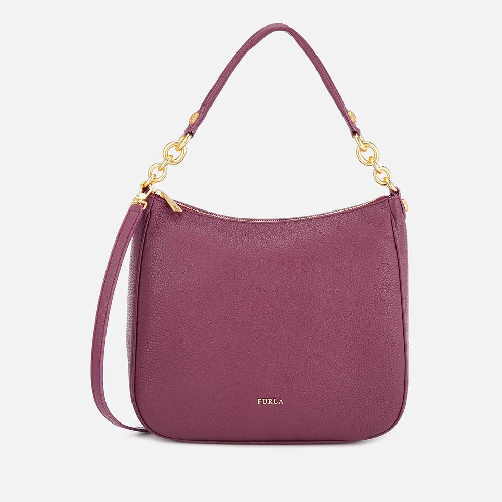 Furla Women's Cometa Medium Hobo Bag - Purple Image 1