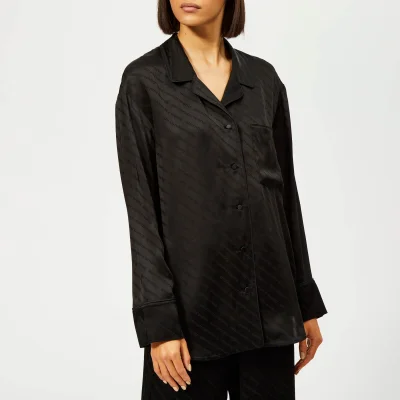 Alexander Wang Women's Long Sleeve Pyjama Shirt - Black