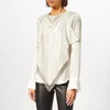 Alexander Wang Women's Blouse with Ball Chain Fringe Scarf - Ivory - Image 1