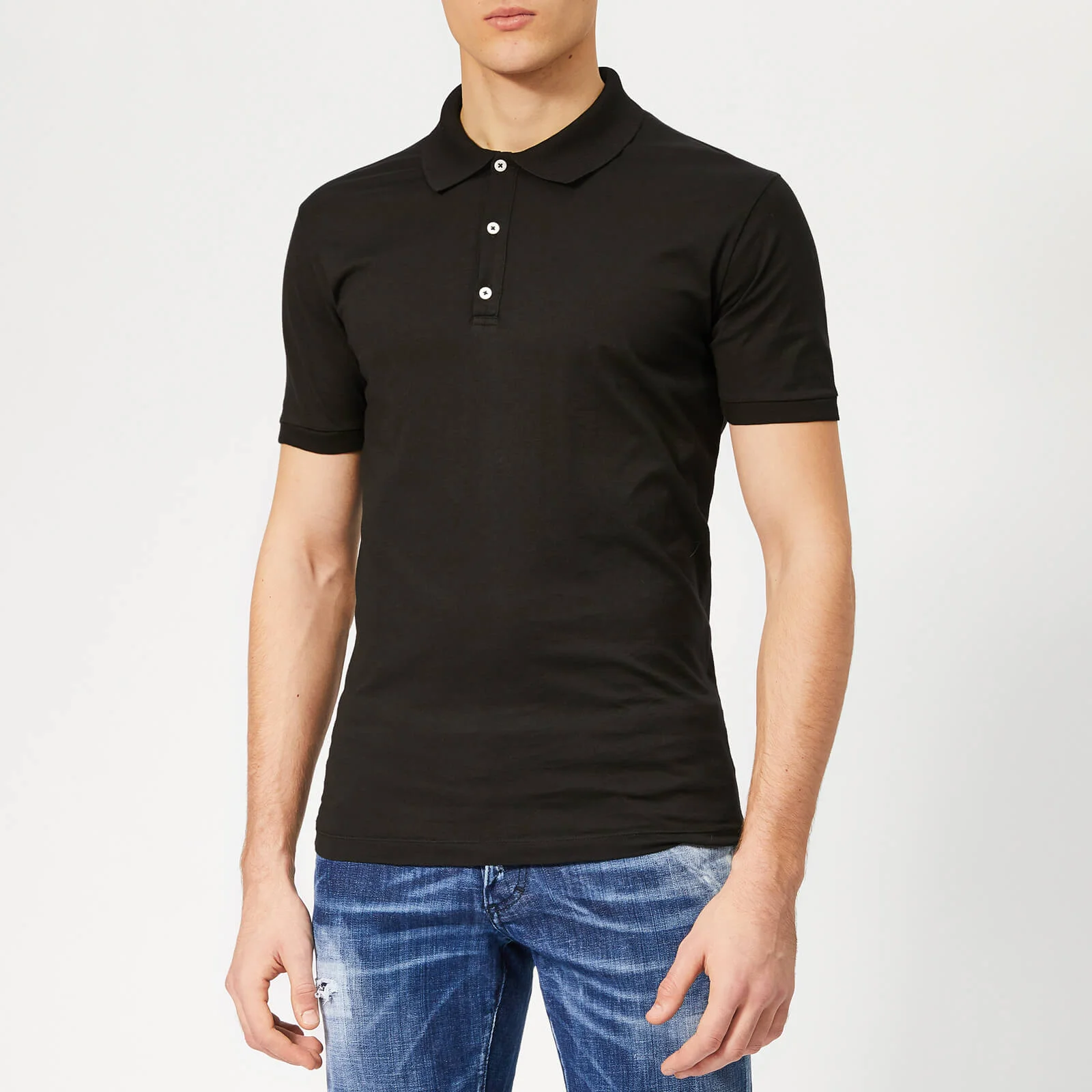 Dsquared2 Men's Classic Fit Polo Shirt - Black Image 1