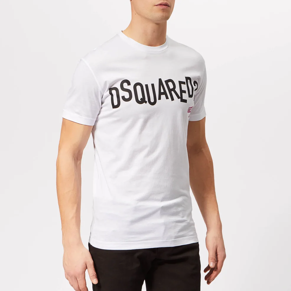 Dsquared2 Men's Cool Fit Punk Logo T-Shirt - White Image 1