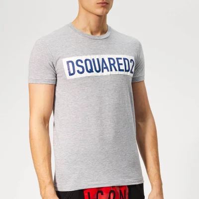 Dsquared2 Men's Box Print T-Shirt - Grey Melange