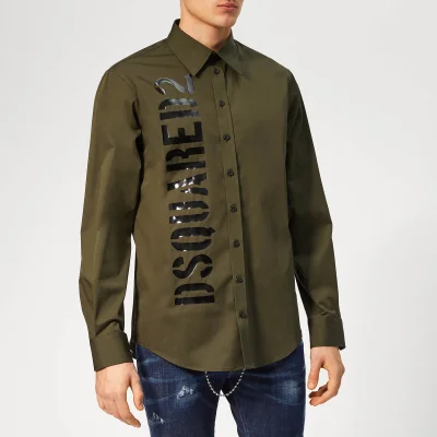 Dsquared2 Men's Military Shirt - Military Green