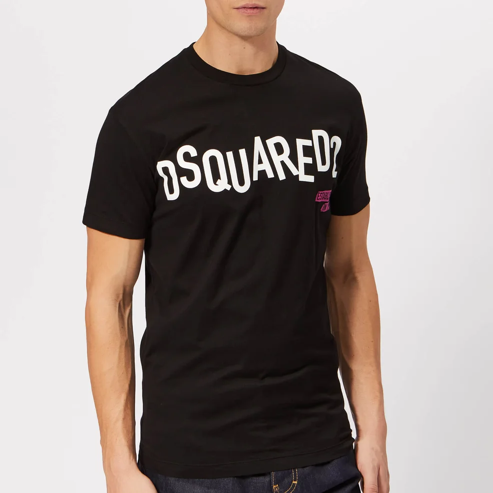 Dsquared2 Men's Cool Fit Punk Logo T-Shirt - Black Image 1