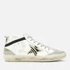 Golden Goose Women's Mid Star Leather Trainers - White/Zebra Star - Image 1