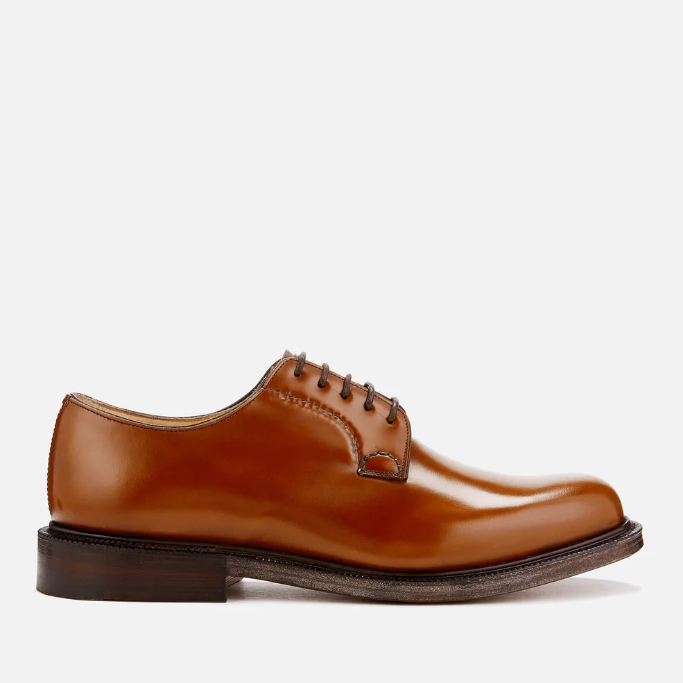 Church's Men's Shannon Polished Leather Derby Shoes - Sandalwood Image 1