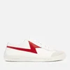 PS Paul Smith Men's Ziggy Leather Lightning Trainers - White/Red - Image 1