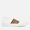 Paul Smith Men's Ivo Leather Cupsole Trainers - White Multistripe - Image 1