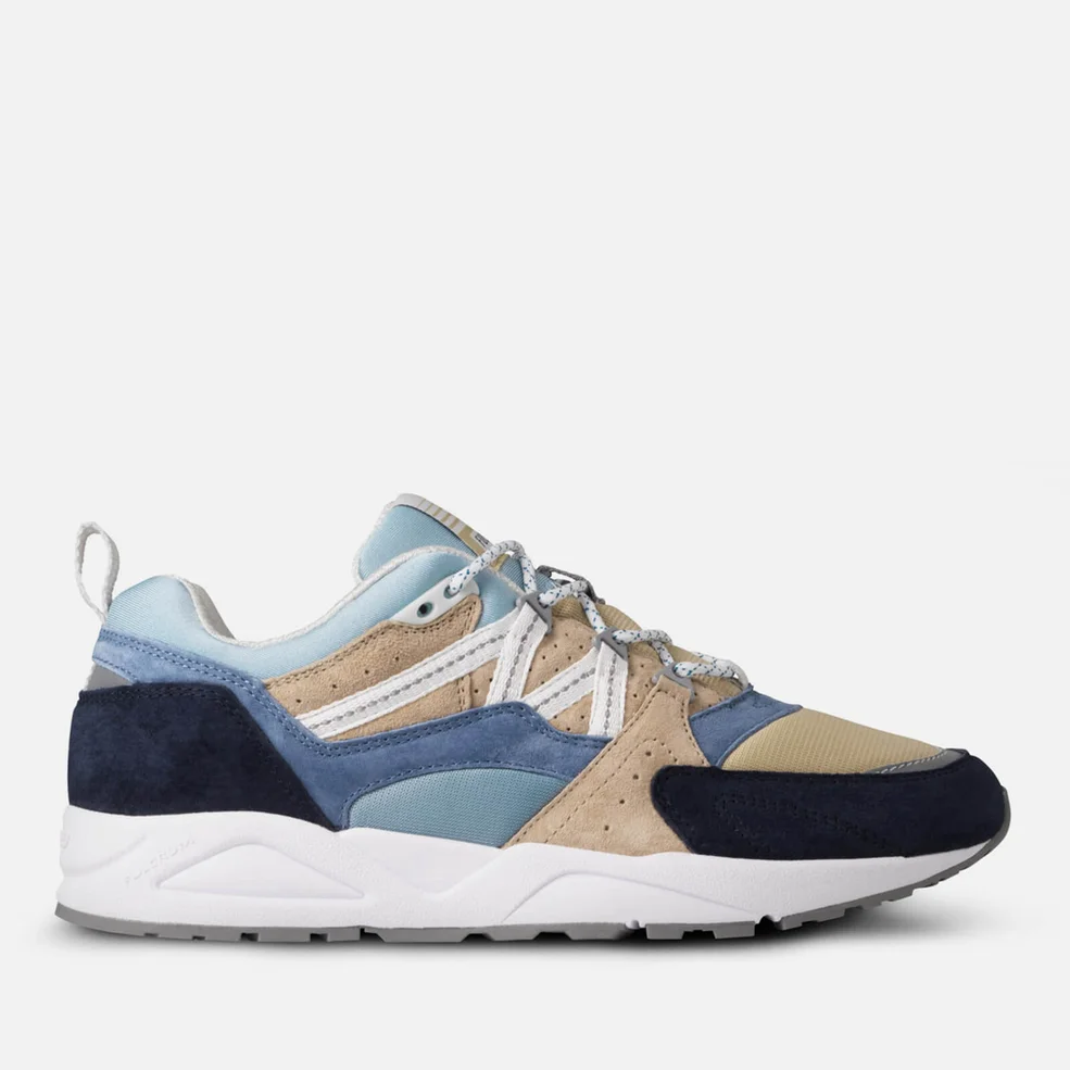 Karhu Men's Fusion 2.0 Runner Style Trainers - Moonlight Blue/Pale Olive Green Image 1