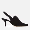 Dorateymur Women's Eagle Suede Sling Back Court Shoes - Black - Image 1