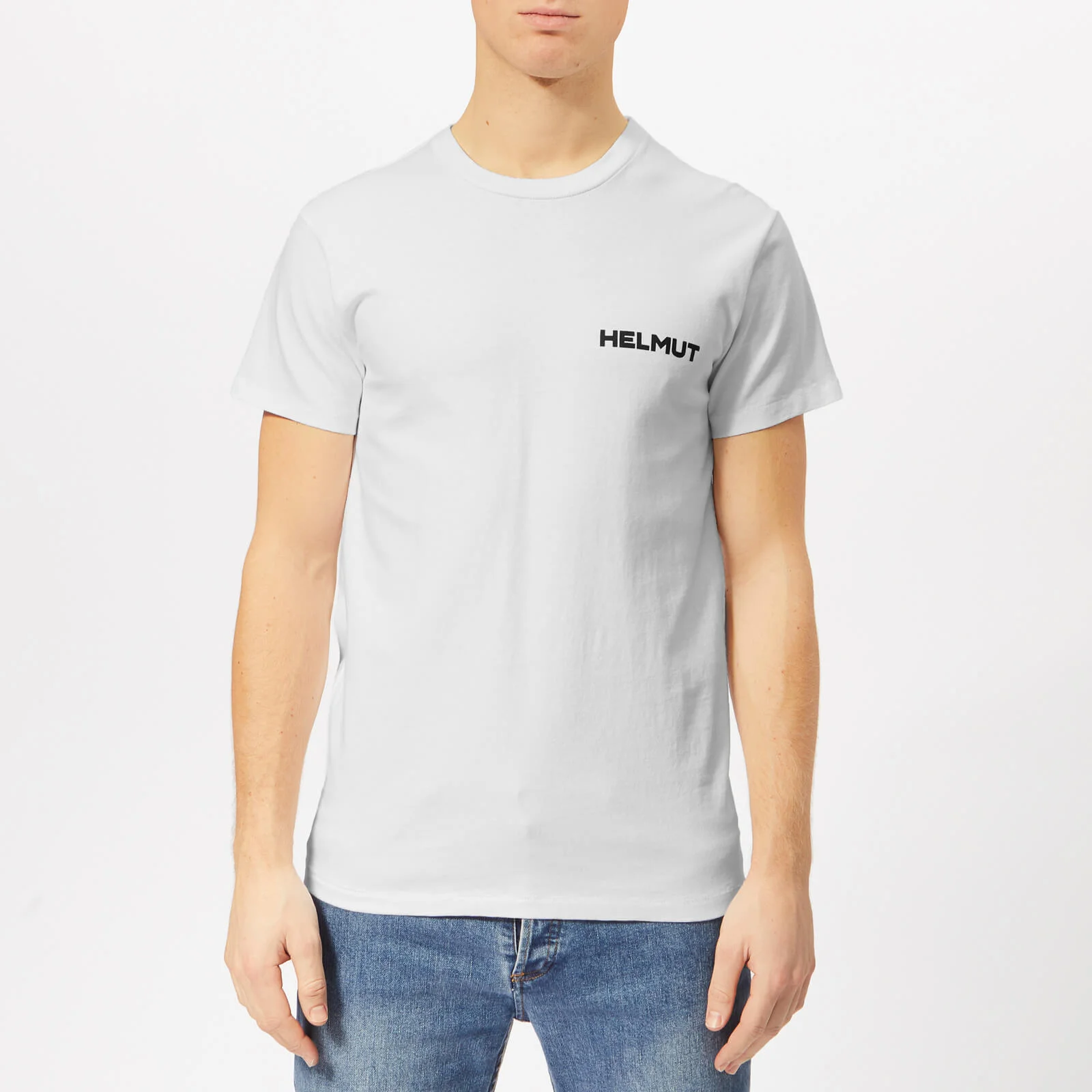 Helmut Lang Men's Little T-Shirt with Print - Chalk White Image 1