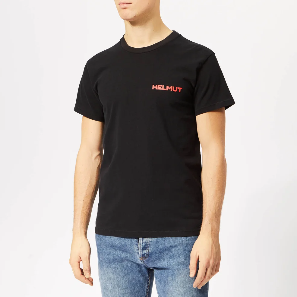Helmut Lang Men's We Trust Little T-Shirt with Print - Black Image 1