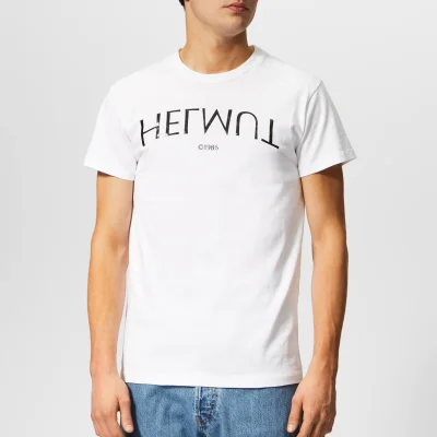Helmut Lang Men's Logo Back Little T-Shirt - White