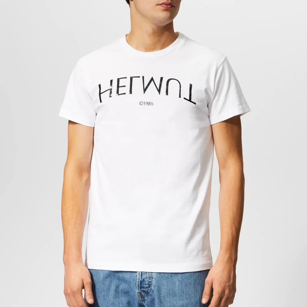 Helmut Lang Men's Logo Back Little T-Shirt - White Image 1