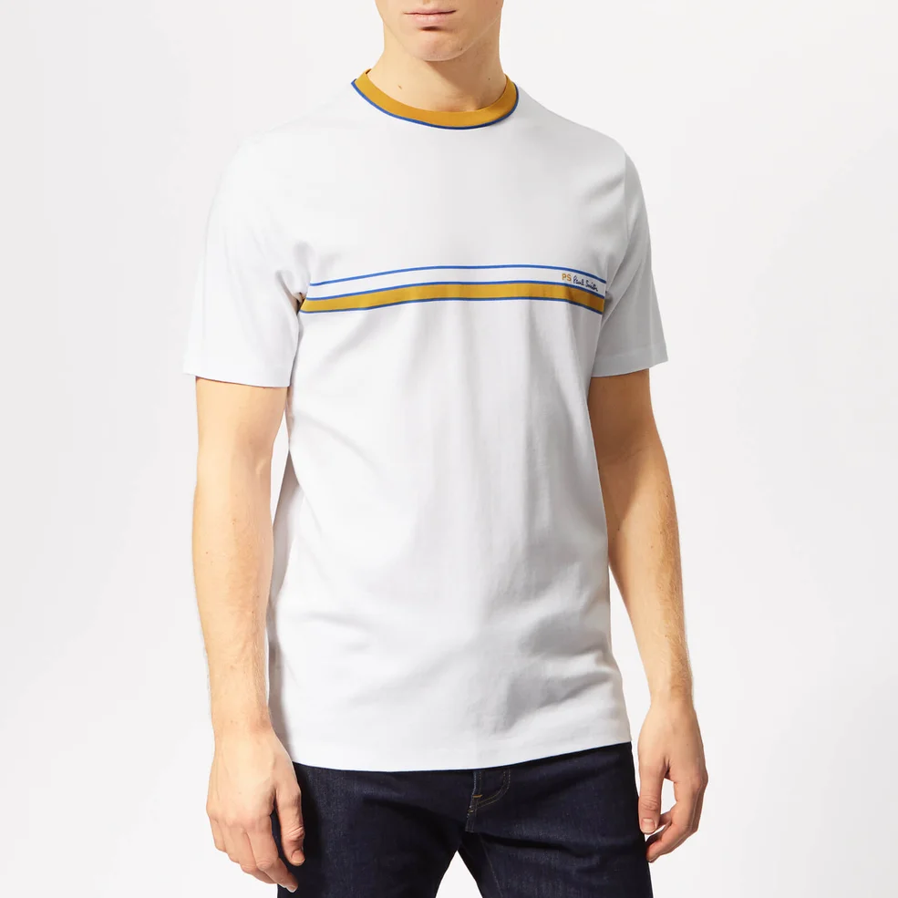 PS Paul Smith Men's Regular Fit T-Shirt - White Image 1