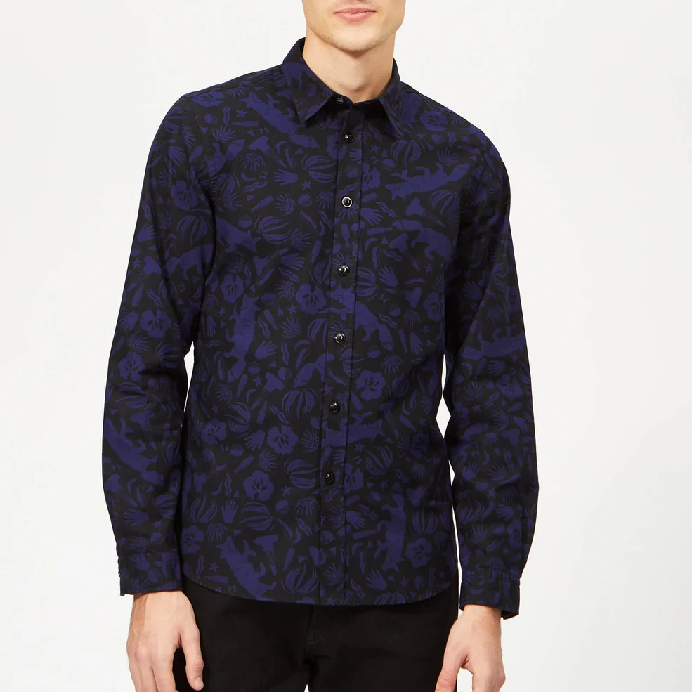 PS Paul Smith Men's Tailored Fit Shirt - Inky Image 1