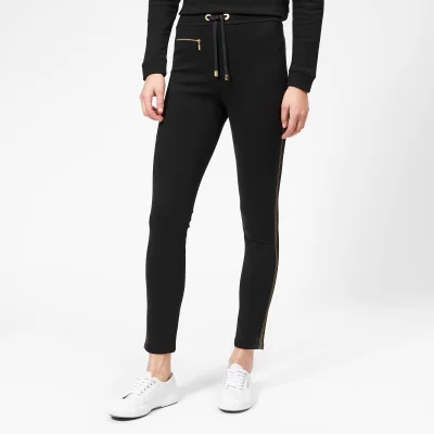 Barbour International Women's Track Trousers - Black/Gold