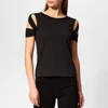 Helmut Lang Women's Bondage Sleeve T-Shirt - Black - Image 1
