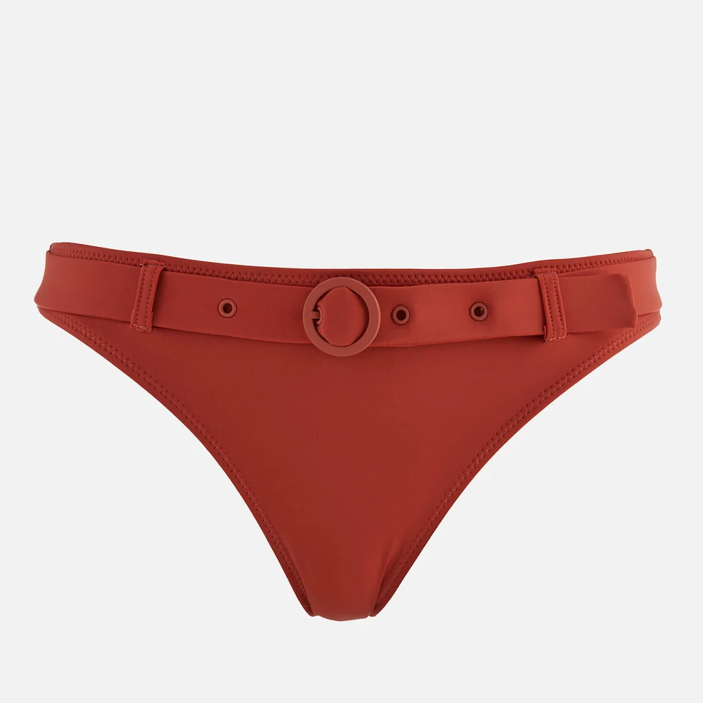 Solid & Striped Women's The Rachel Belt Riad Bottoms - Clay Image 1
