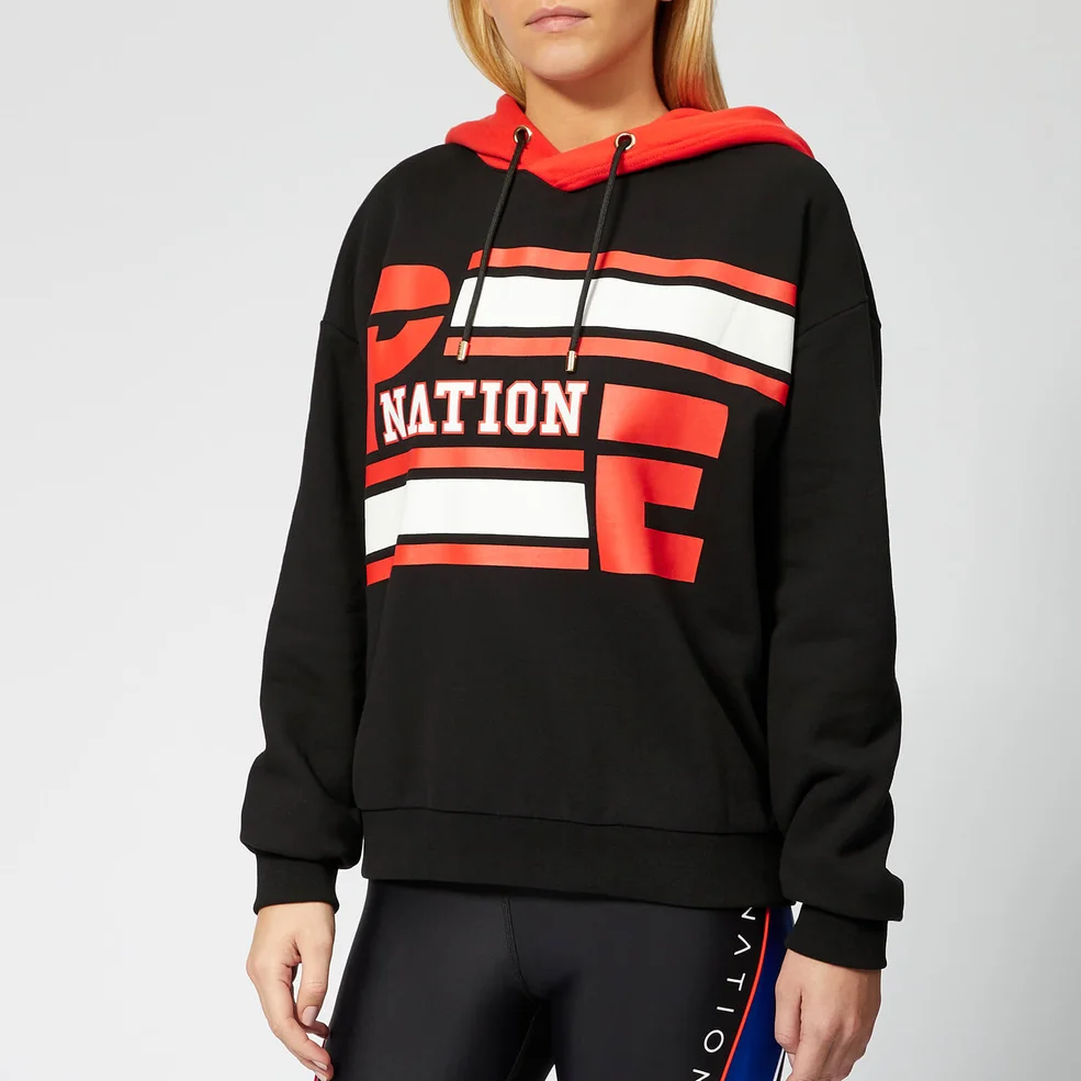 P.E Nation Women's Court Player Sweatshirt - Black Image 1