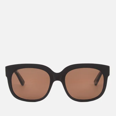 Gucci Women's Large Square Frame Sunglasses - Black