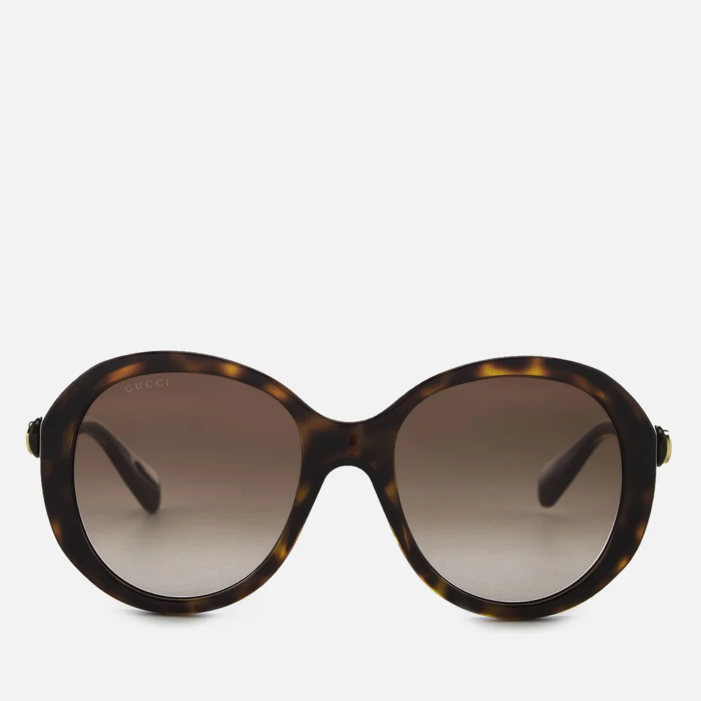 Gucci Women's Oversized Round Frame Sunglasses - Brown Image 1