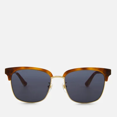 Gucci Men's Tortoiseshell Frame Sunglasses - Brown