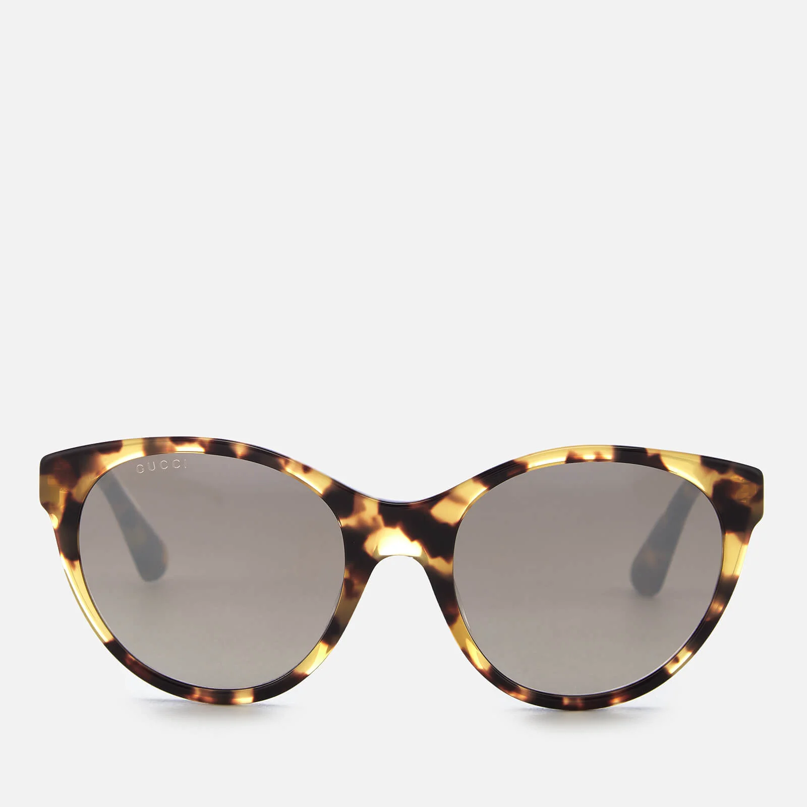 Gucci Women's Oval Tortoiseshell Sunglasses - Brown Image 1