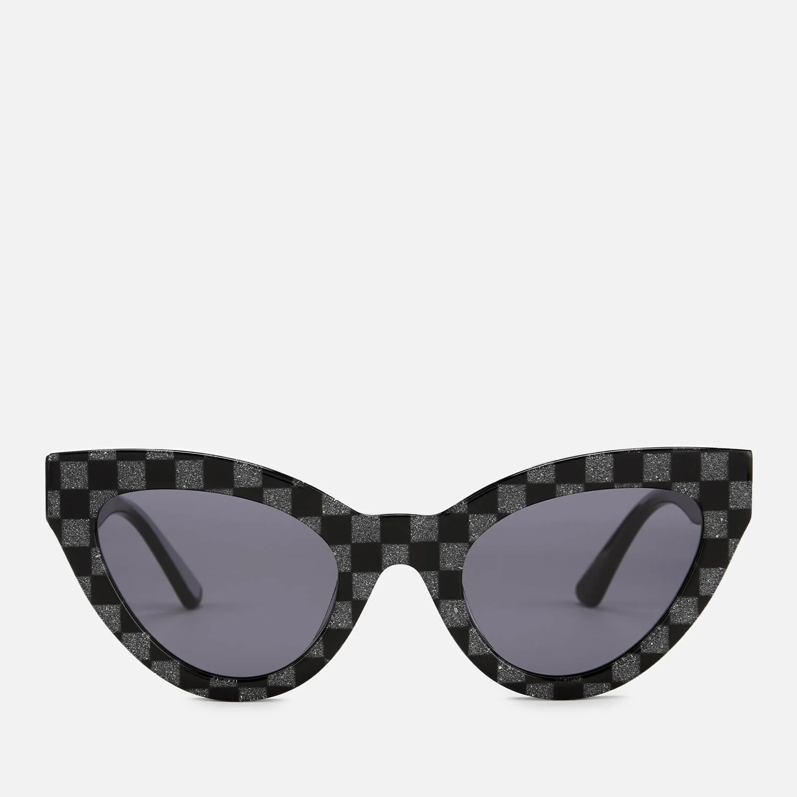 McQ Alexander McQueen Women's Printed Cat-Eye Frame Sunglasses - Black Image 1