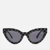 McQ Alexander McQueen Women's Printed Cat-Eye Frame Sunglasses - Black - Image 1