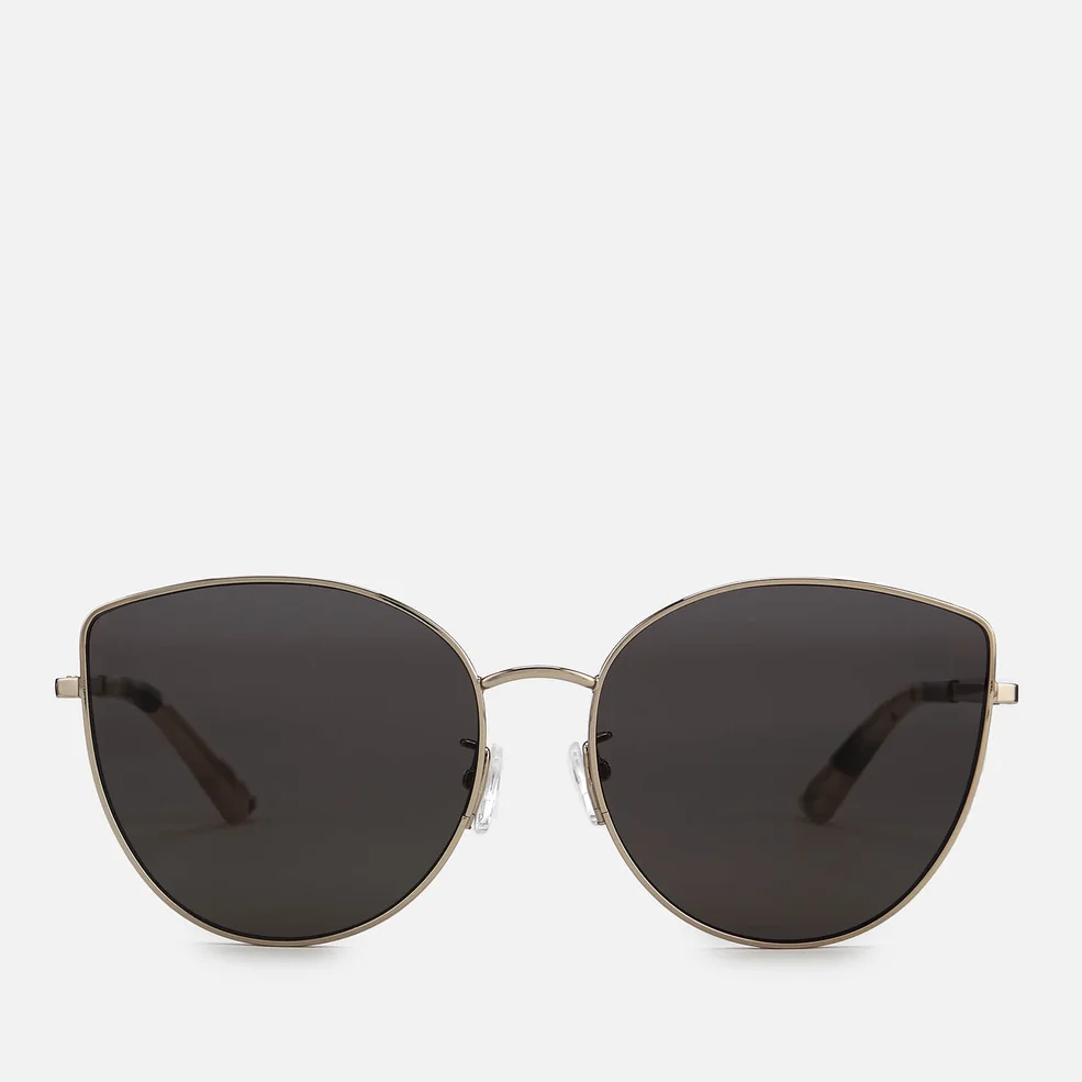 McQ Alexander McQueen Women's Metal Square Frame Sunglasses - Gold Image 1