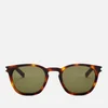 Saint Laurent Women's Square Frame Tortoiseshell Sunglasses - Brown - Image 1