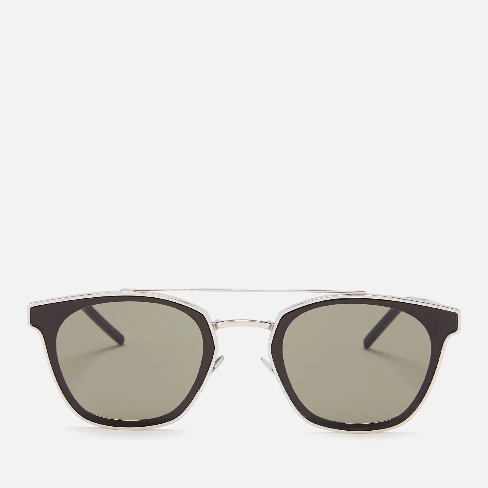 Saint Laurent Aviator Style Sunglasses - Silver Image 1