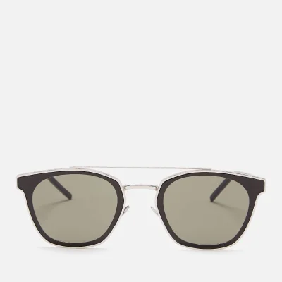 Saint Laurent Aviator Style Sunglasses - Silver