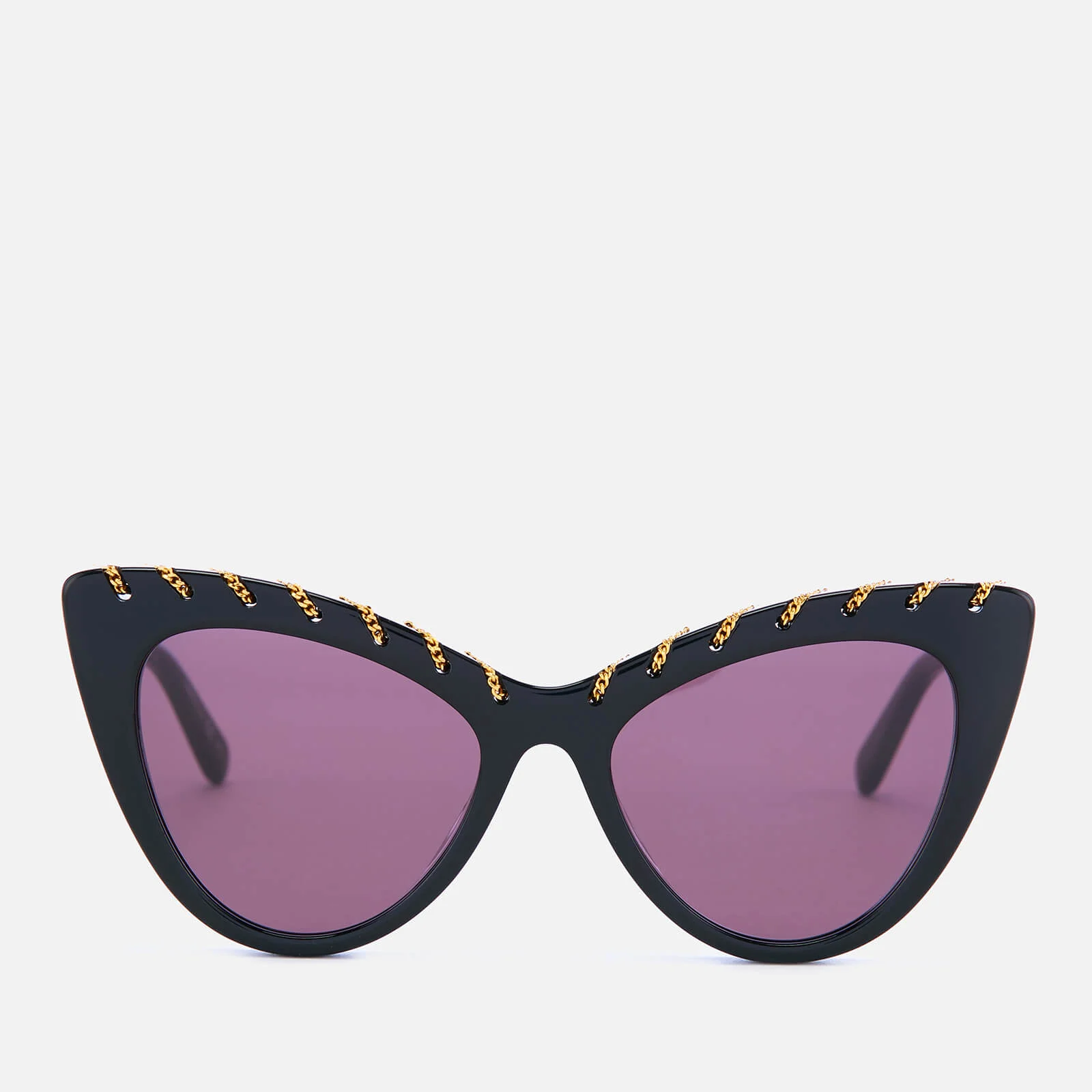 Stella McCartney Women's Cat-Eye Frame Sunglasses - Black Image 1