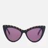 Stella McCartney Women's Cat-Eye Frame Sunglasses - Black - Image 1