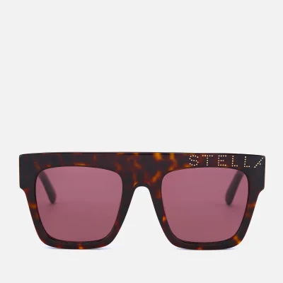 Stella McCartney Women's Visor Frame Sunglasses - Brown