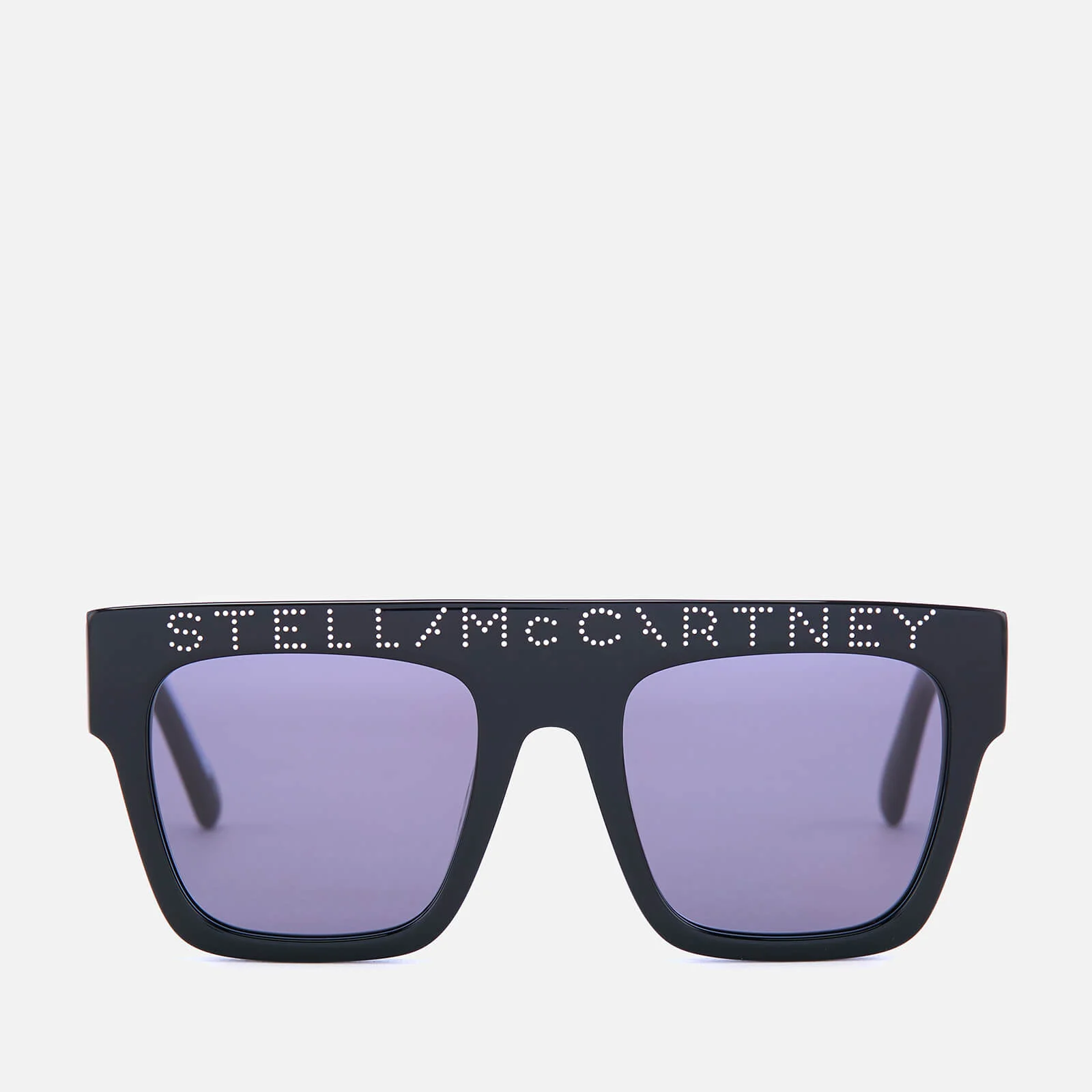 Stella McCartney Women's Visor Frame Sunglasses - Black Image 1