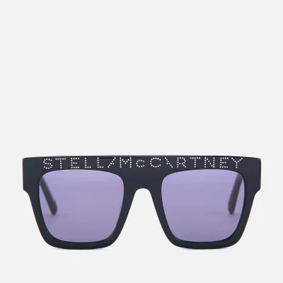 Stella McCartney Women's Visor Frame Sunglasses - Black