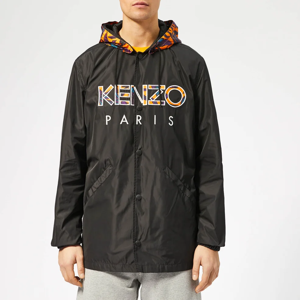 KENZO Men's Logo Coat - Black Image 1